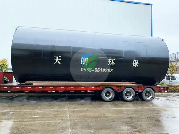 Liaocheng circular buried sewage treatment equipment